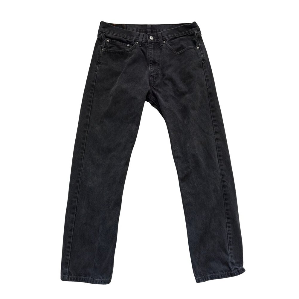 Levi’s 505 Black Straight Leg Jeans 34x32